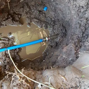 Leak underground repaired