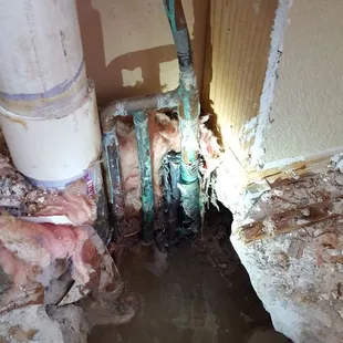 Water Leak under concrete floor