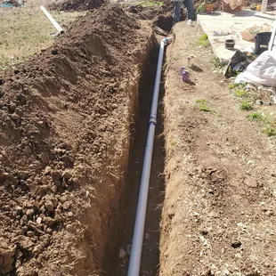 Sewer line repairs