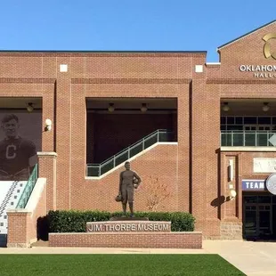 Exterior View of the Hall Of Fame facing Bricktown.