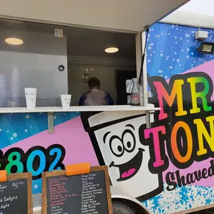 Shaved ice truck