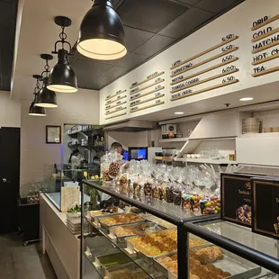 a view of the counter area