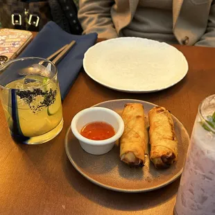 Lumpia + cocktails