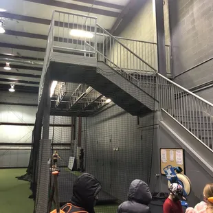 Upstairs viewing area