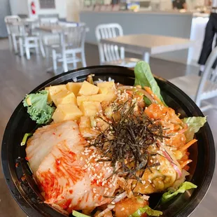 Salmon, Tuna, Masago Poke