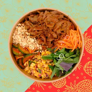 Bibimbap Remix. One of the curated bowls