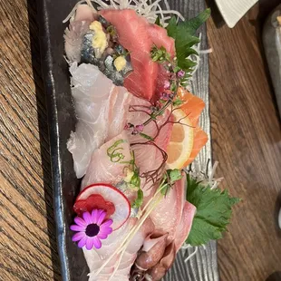 So pretty. Check out the carrot flower behind the pink flower!