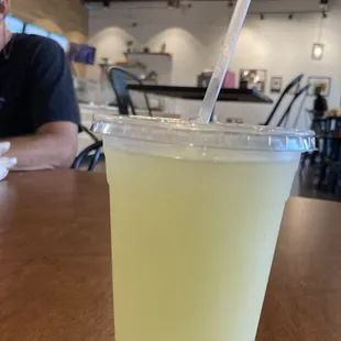 Ginger lemonade! Super gingery!