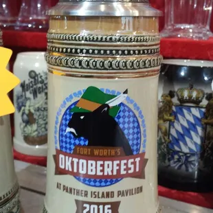 Official beer stein of the event