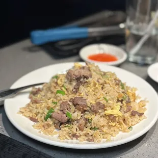 The beef cubes were really good quality and juicy. I usually don't order carbs at AYCE but this was definitely a good choice.