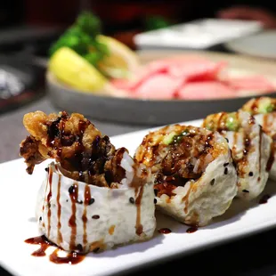 sushi and sashimi, food