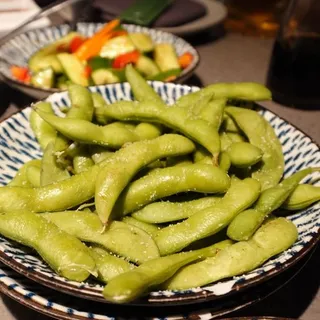 4) Edamame With Sea Salt