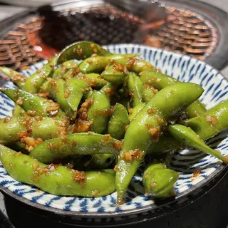 5) Garlic Soy Edamame