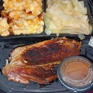 a meal in a plastic container