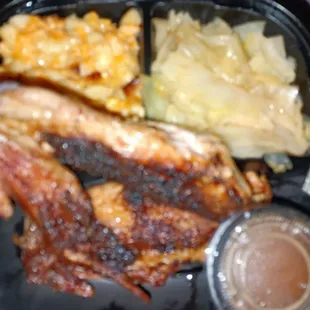 a meal in a plastic container