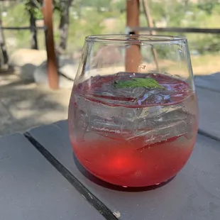 Grapefruit Hibiscus Spritzer
