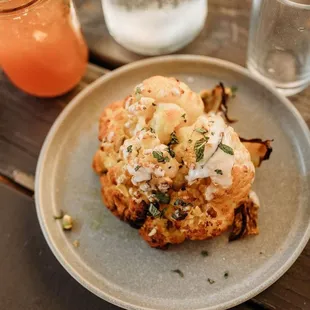 Small plate roasted cauliflower