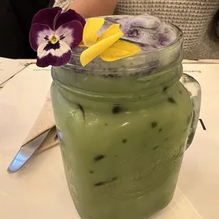 Matcha Lavander Oat Latte