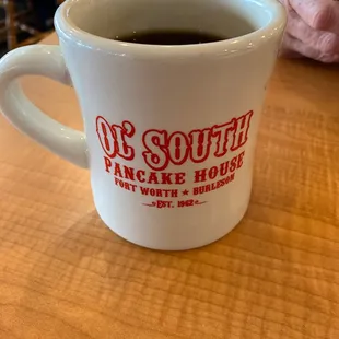 Very good coffee and love their mugs!!