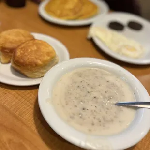 Biscuits and gravy