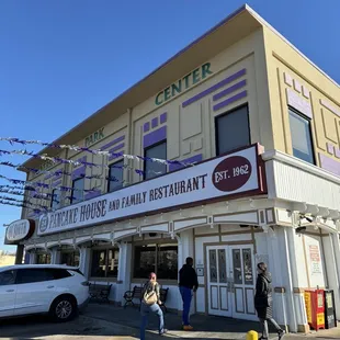 he front of the restaurant