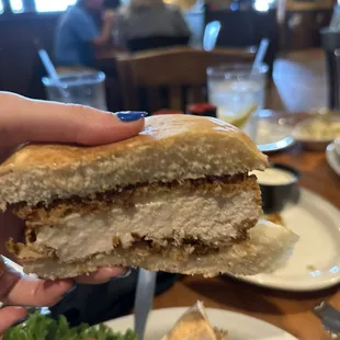 Crispy chicken sandwich- THICK