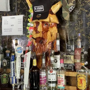 Back of the bar