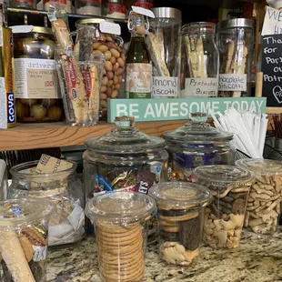 an assortment of cookies and cookies