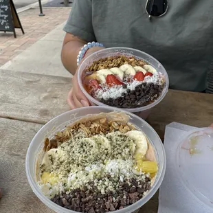 Oasis bowl and Protein Bowl
