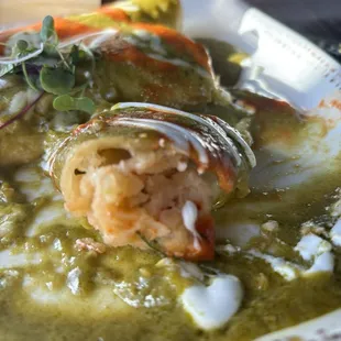 Lobster Shrimp Enchiladas