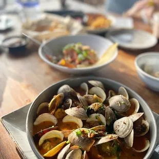 food, oysters and mussels