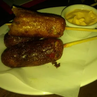 Yummy corn dogs