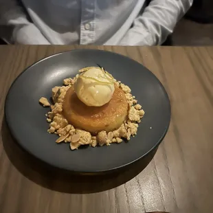 a plate of food on a table