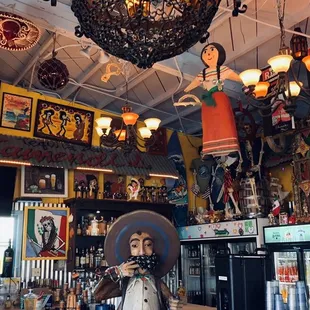 the interior of the restaurant