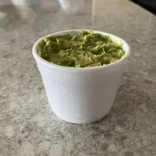 4 oz guacamole for &amp;6.95