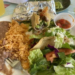 (2) Taco Combo Plate