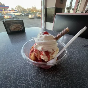 Strawberry Shortcake Sundae