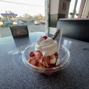 Strawberry Shortcake Sundae