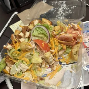 Crispy chicken salad