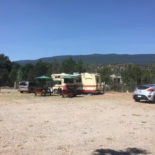 Olas BB food truck tucked off Old Rt 66