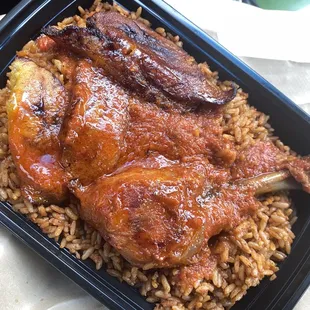 Jollof Rice with Chicken