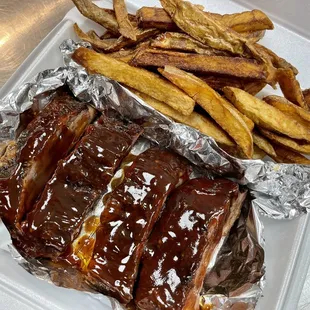 ribs, bbq ribs, food