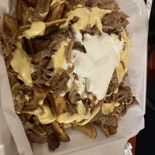 Loaded fries.