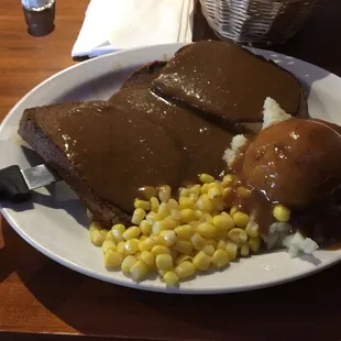 Meatloaf special, was really filling