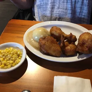 Fried chicken dinner special