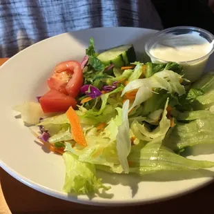 Salad that came with the dinner