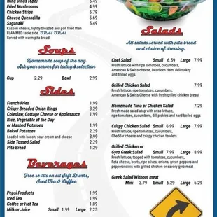 menu, sushi and sashimi
