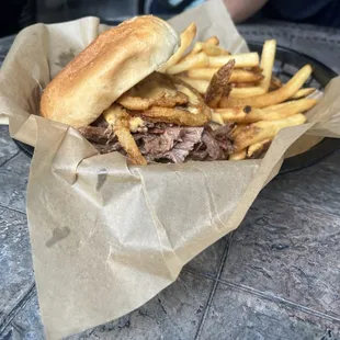 Brisket sandwich