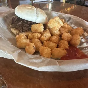 Lunch special with brisket