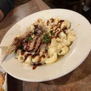 Pork Mac and cheese